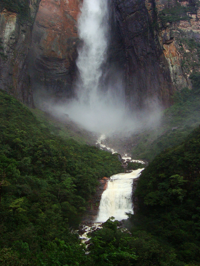 Воджопад Анхель - самый высокий водопадж в мире